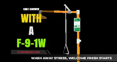 Showering with an F-9-1W: Safe Practice or Risky Move?