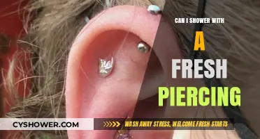 Fresh Piercing Care: Showering Do's and Don'ts for Quick Healing