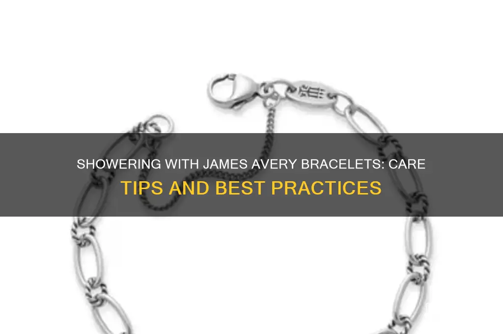 can i shower with a james avery bracelet