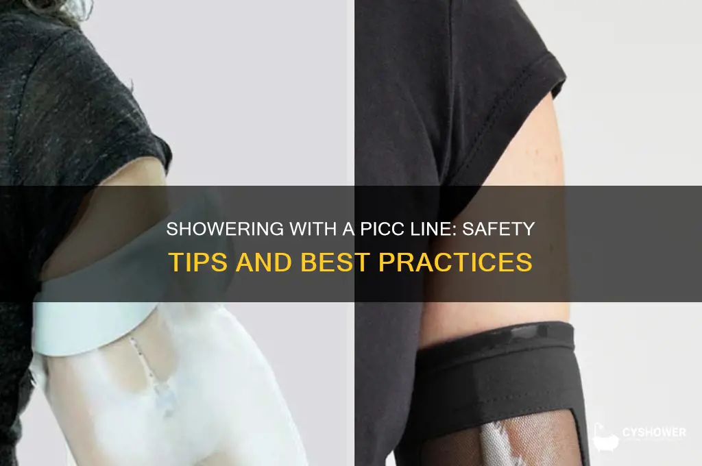 can i shower with a pic line