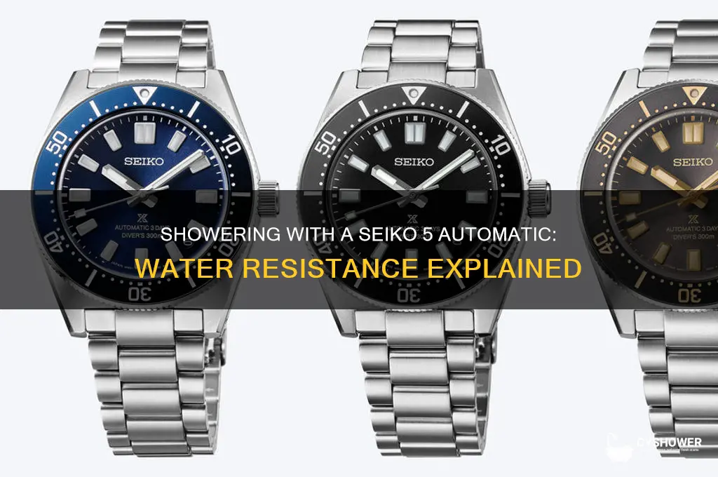 can i shower with a seiko 5 automatic