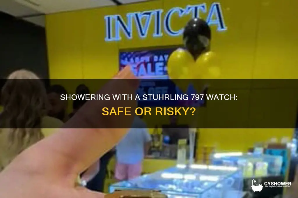 can i shower with a stuhrling 797 watch on