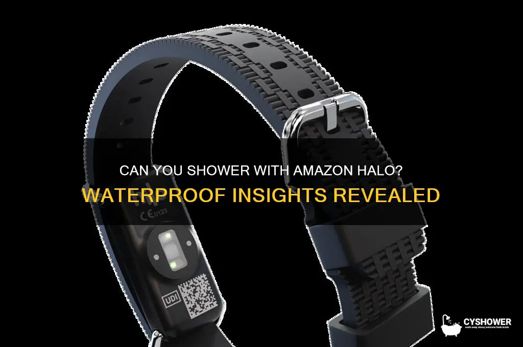 can i shower with amazon halo