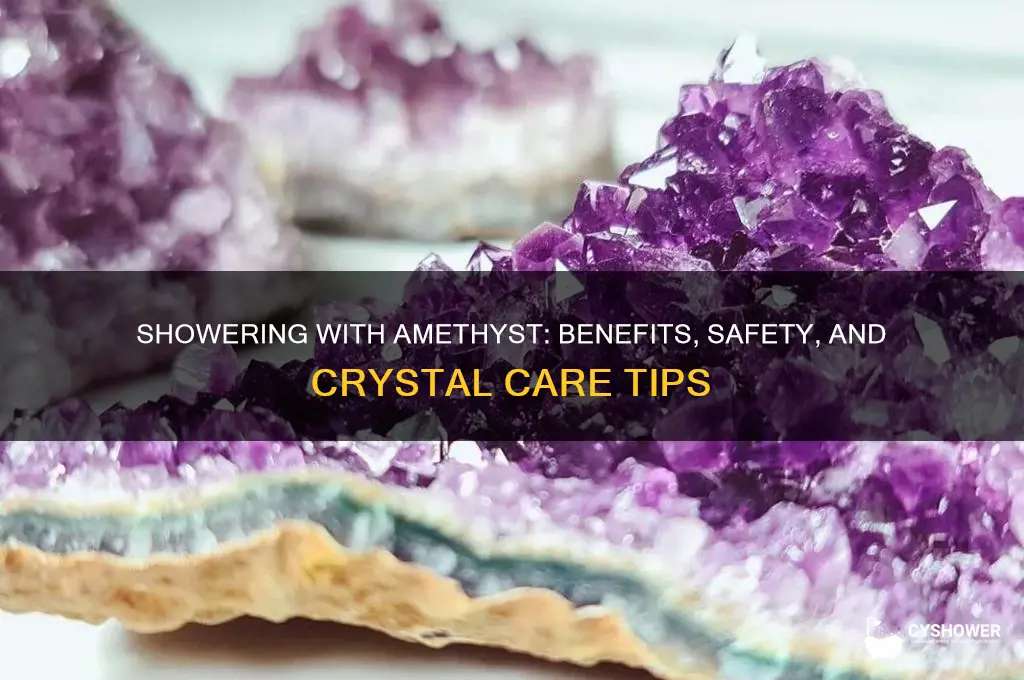 can i shower with amethyst