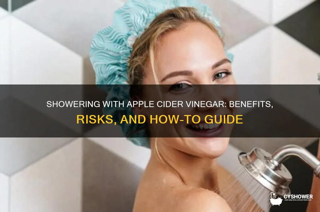 can i shower with apple cider vinegar