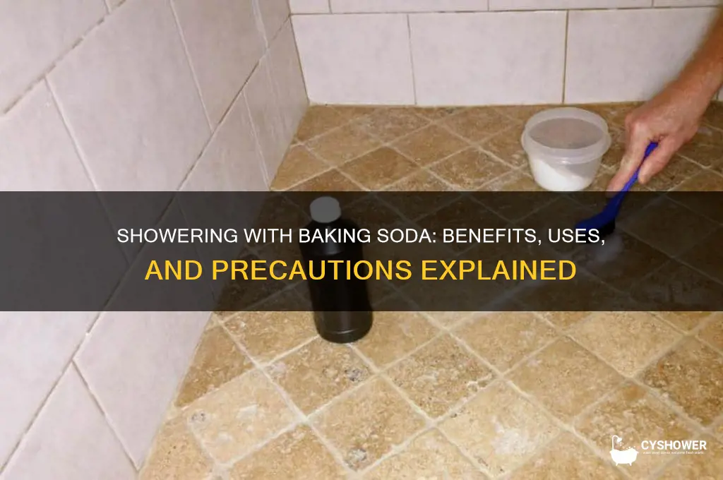can i shower with baking soda