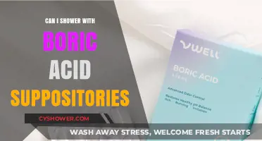 Showering with Boric Acid Suppositories: Safe Practice or Risky Move?