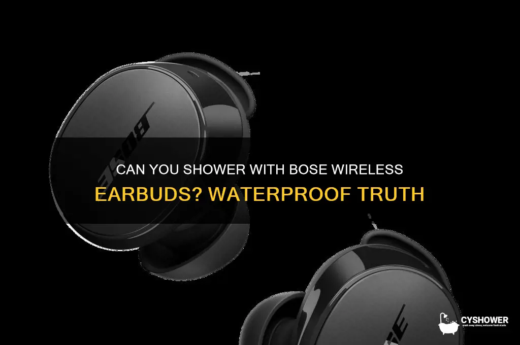can i shower with bose wireless