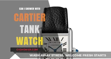 Showering with Your Cartier Tank Watch: Safe or Risky?