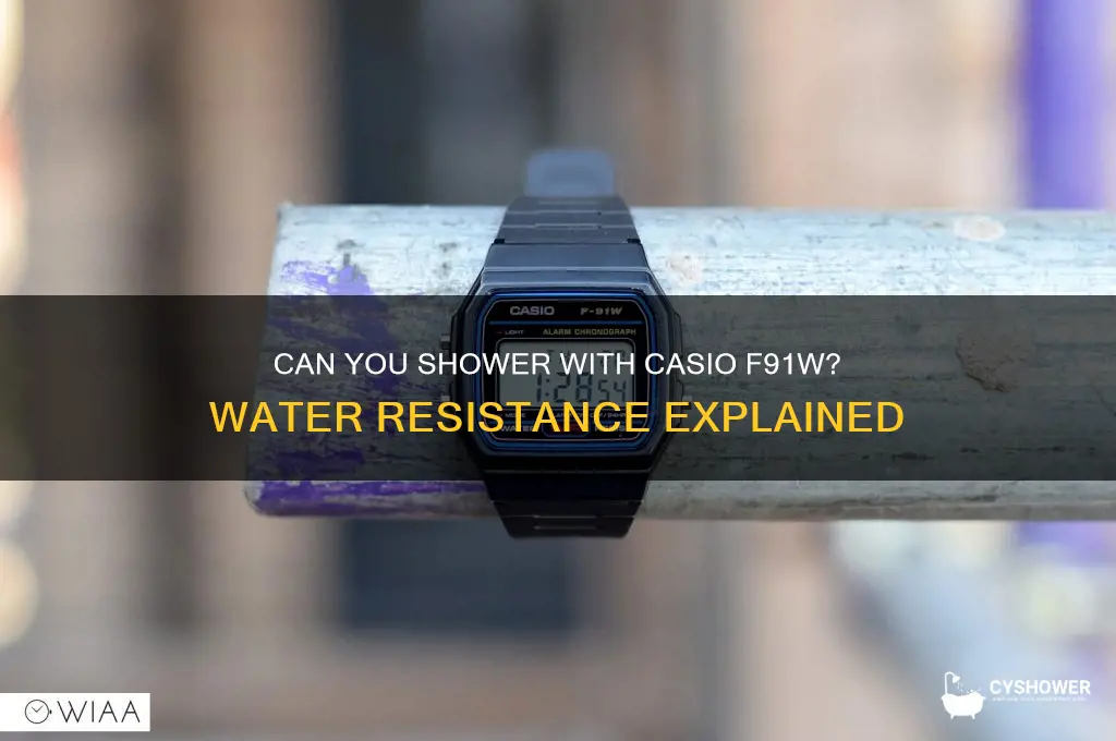 can i shower with casio f91w