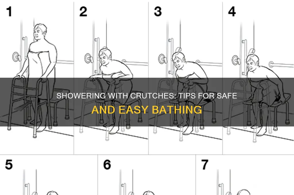 can i shower with crutches