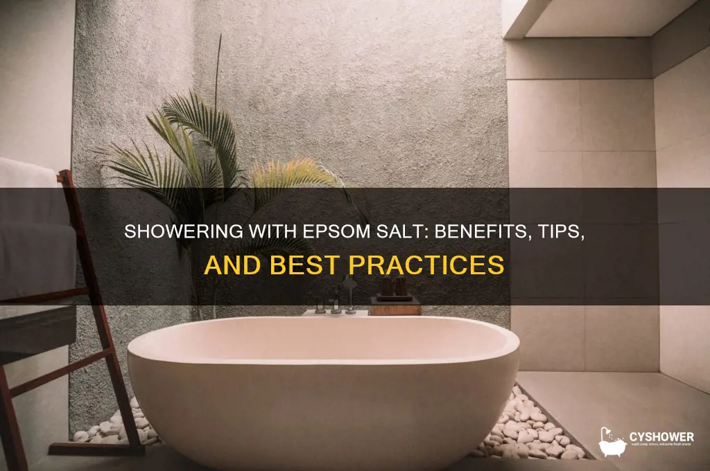 can i shower with epsom salt