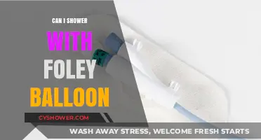 Showering with a Foley Balloon: Safety Tips and Precautions