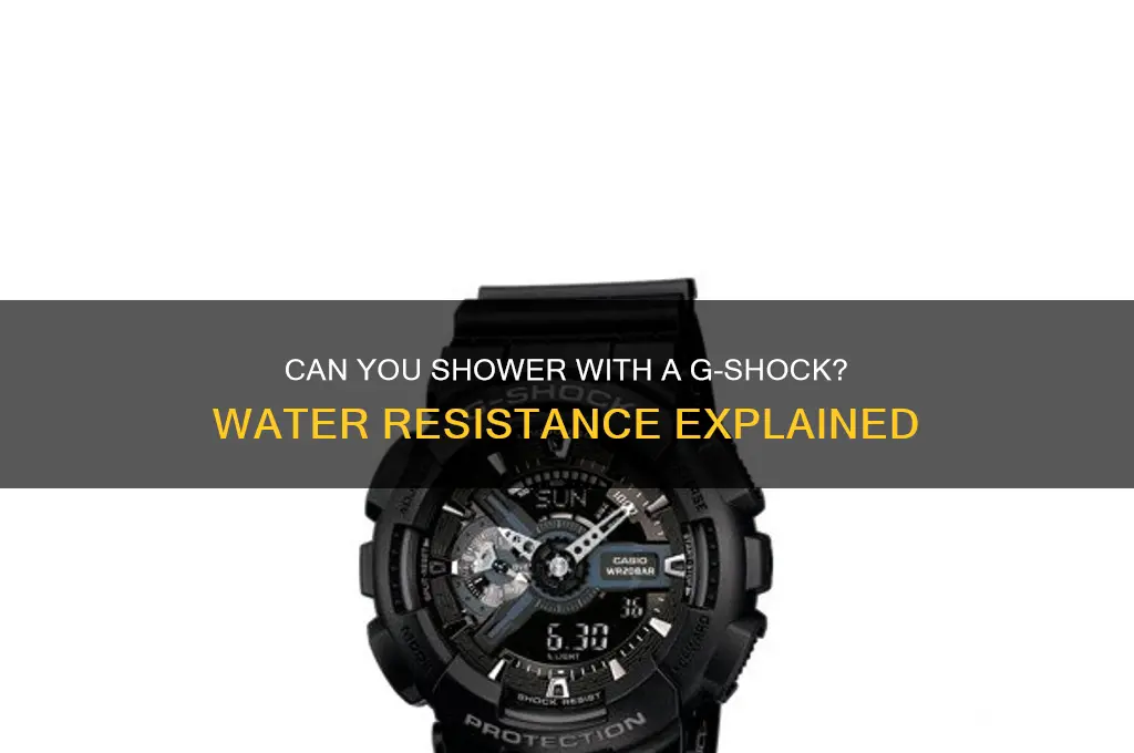 can i shower with g shock