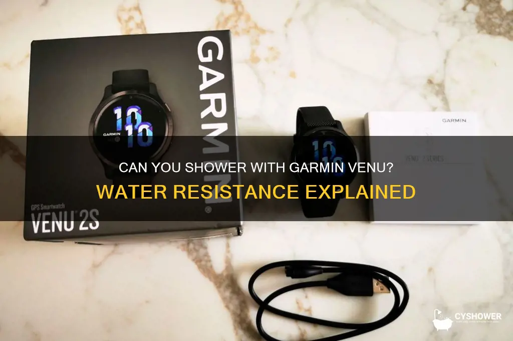 can i shower with garmin venu