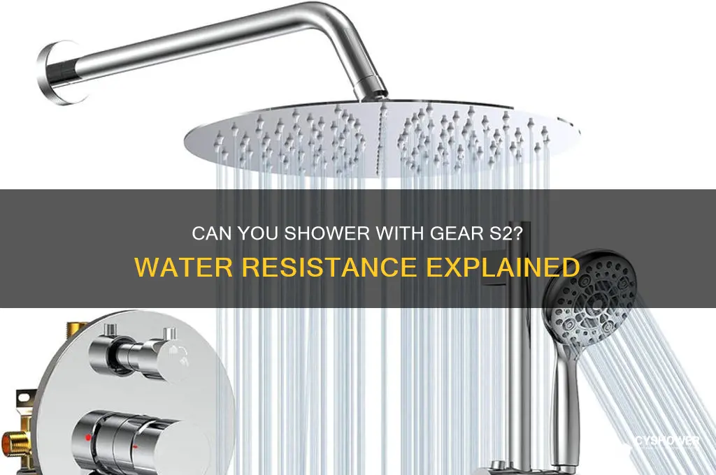 can i shower with gear s2