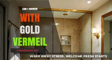 Showering with Gold Vermeil: Safe Practice or Risky Choice?