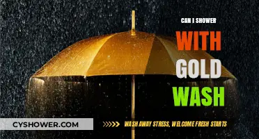 Showering with Gold Wash: Safe Practices and Potential Risks Explained