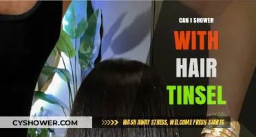 Showering with Hair Tinsel: Tips to Keep Your Sparkle Safe
