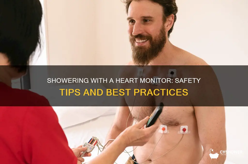 can i shower with heart monitor