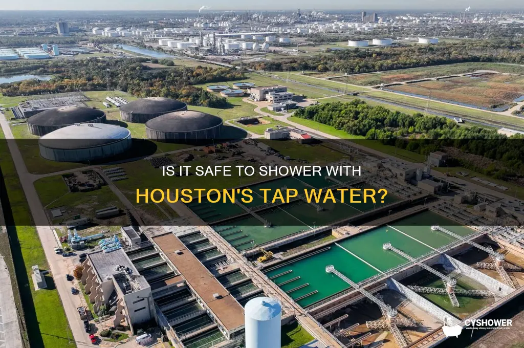 can i shower with houston water