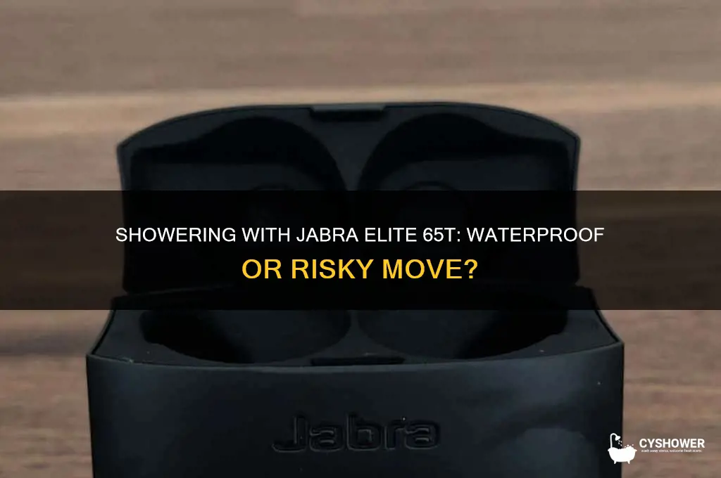 can i shower with jabra elite 65t