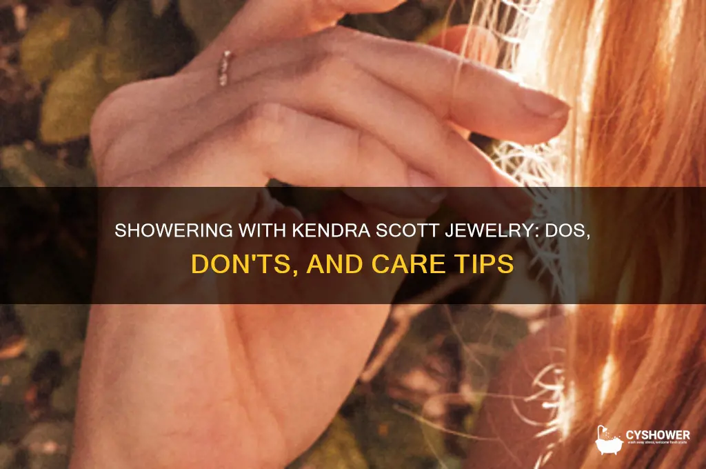 can i shower with kendra scott