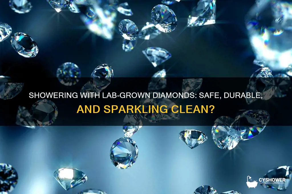 can i shower with lab grown diamonds