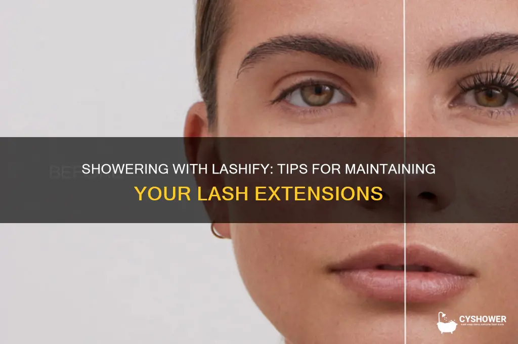 can i shower with lashify