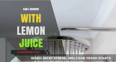 Showering with Lemon Juice: Benefits, Risks, and How-To Guide