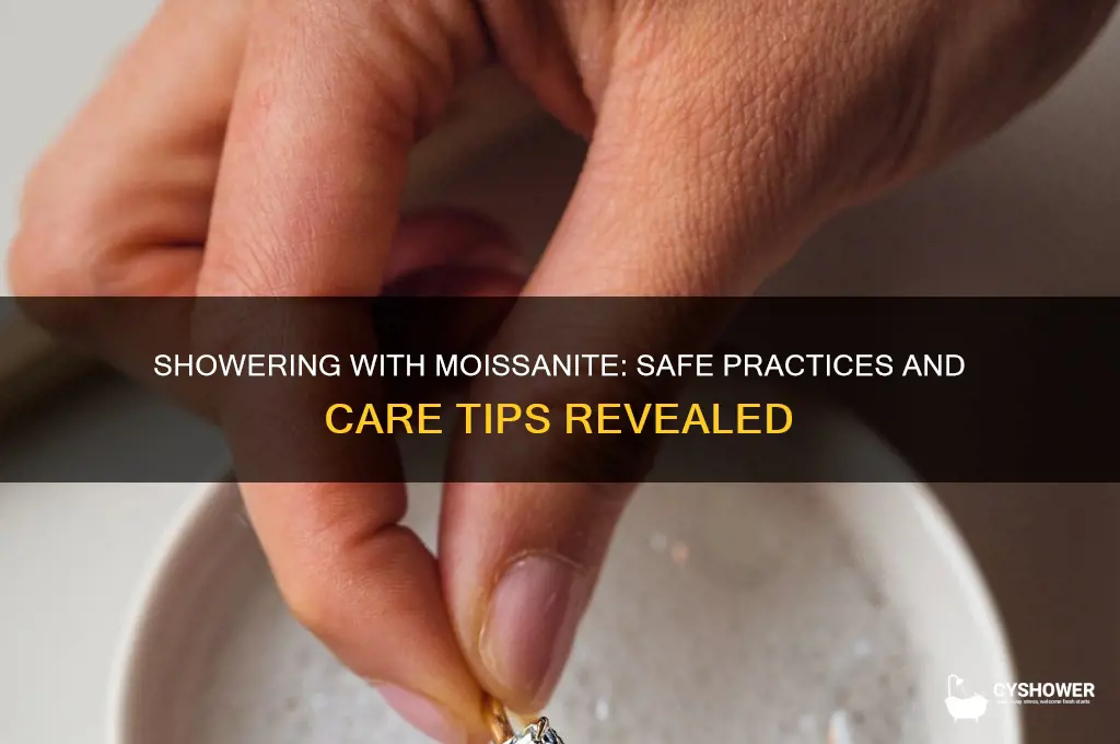 can i shower with moissanite