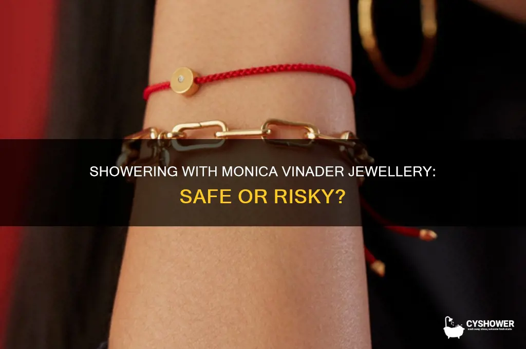 can i shower with monica vinader jewellery