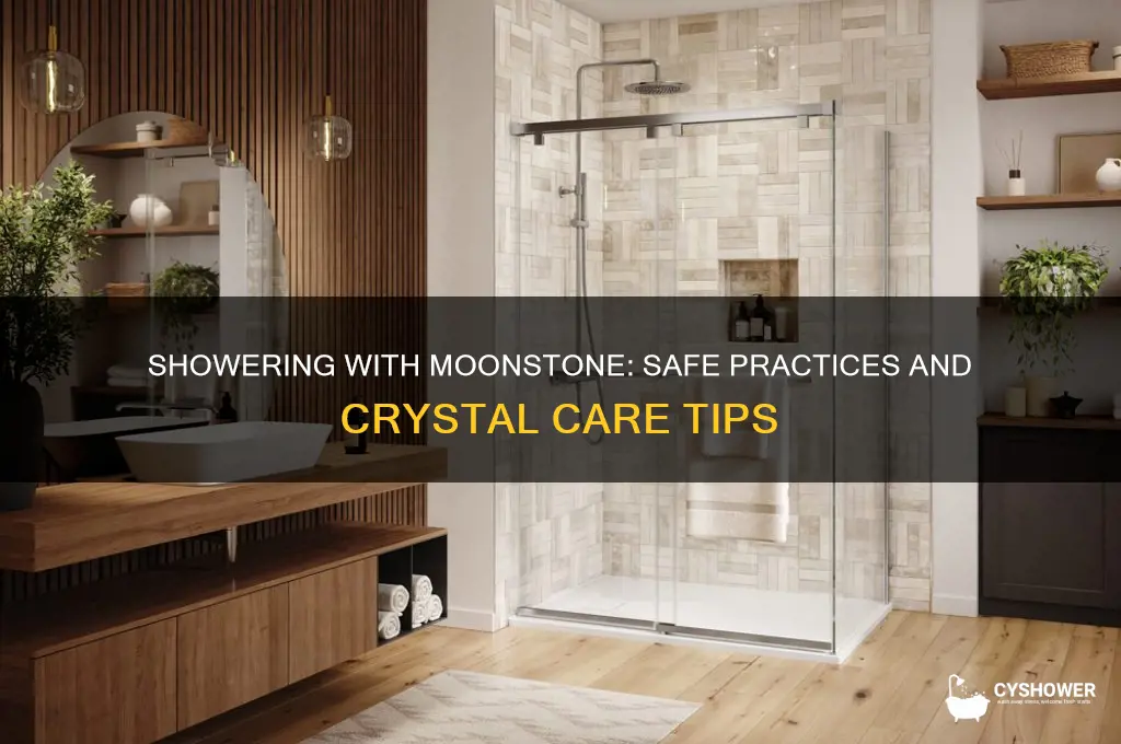 can i shower with moonstone