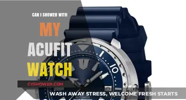 Can You Shower with Your AcuFit Watch? Waterproof Insights