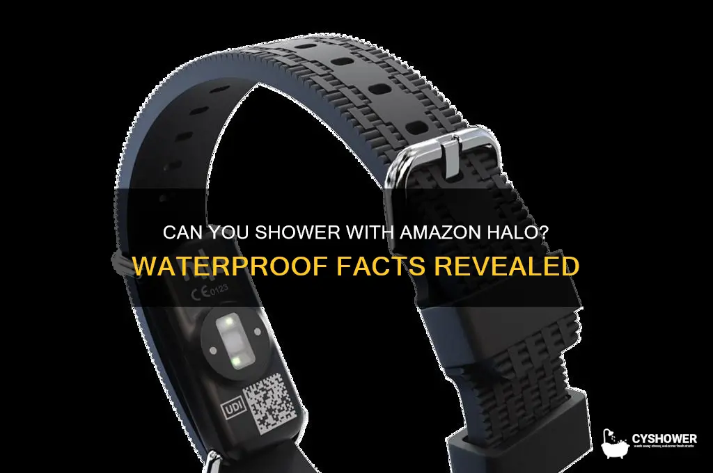 can i shower with my amazon halo