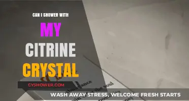 Showering with Citrine: Safe Practices and Crystal Care Tips