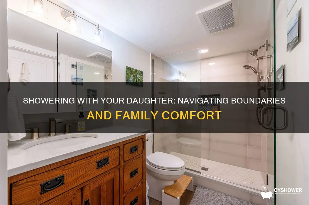 can i shower with my daughter