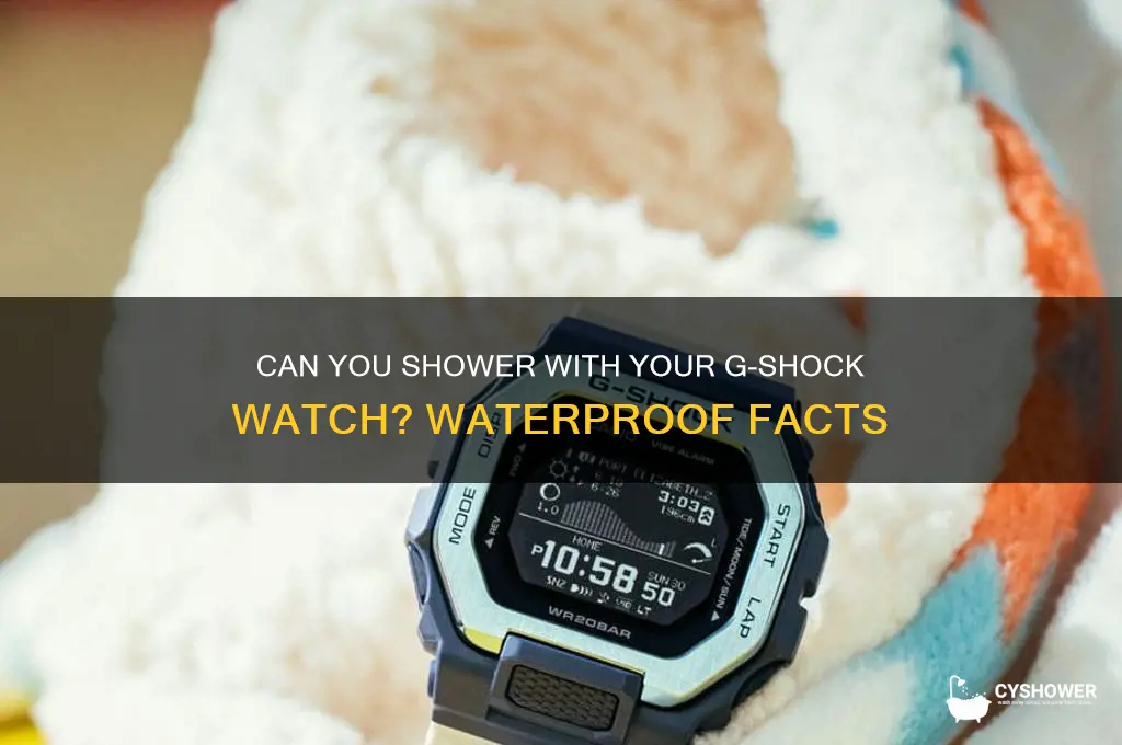 can i shower with my g shock watch