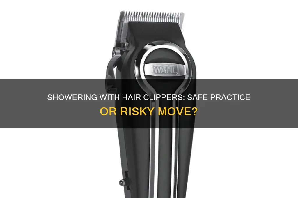 can i shower with my hair clippers