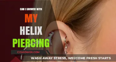 Showering with a Helix Piercing: Tips and Precautions to Follow