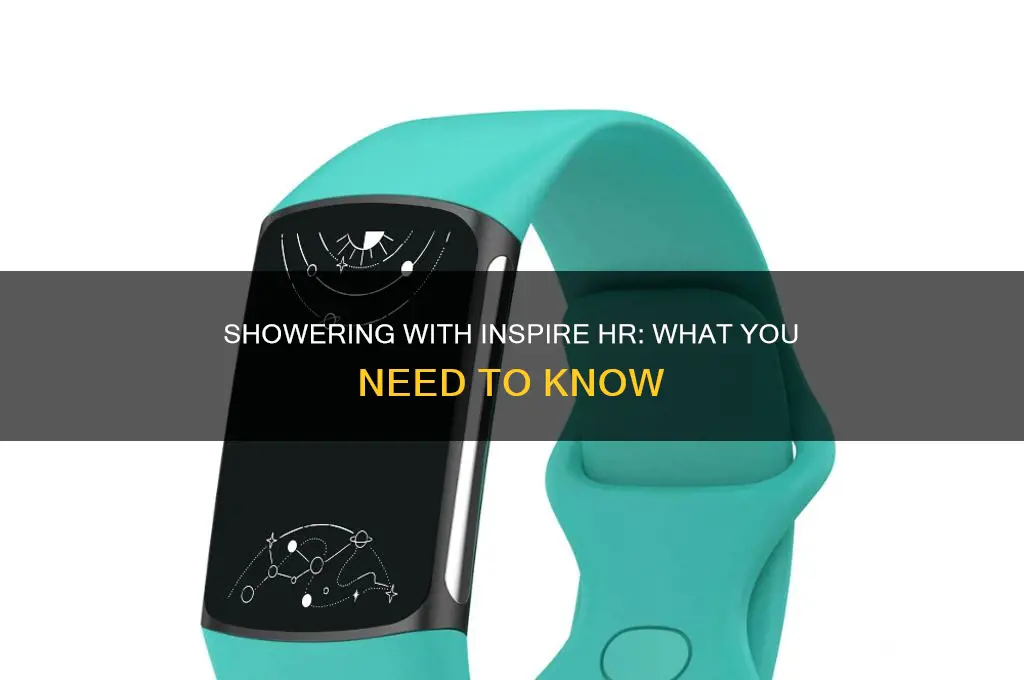 can i shower with my inspire hr