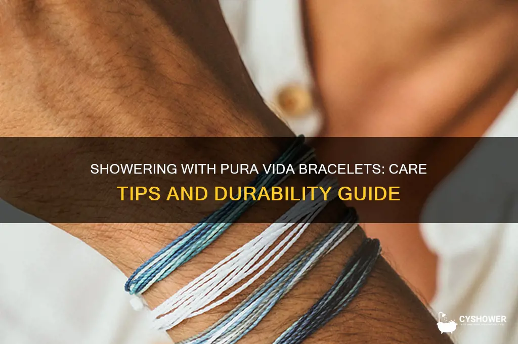 can i shower with my pura vida bracelets