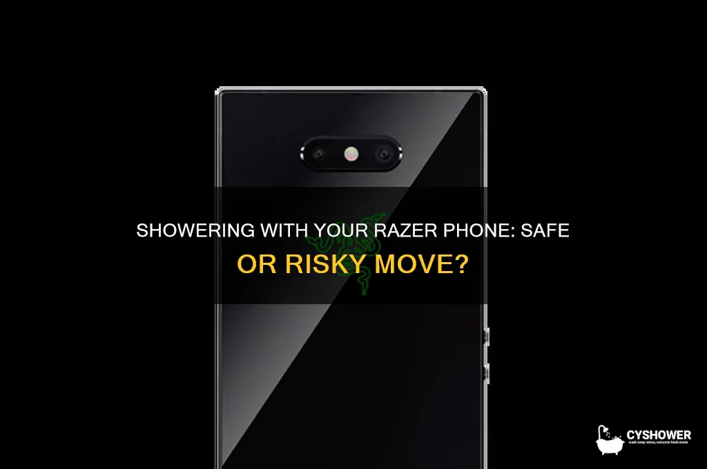can i shower with my razer phone
