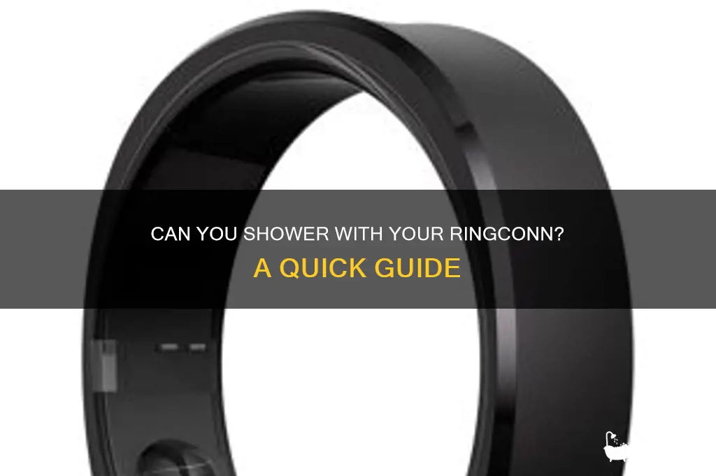 can i shower with my ringconn