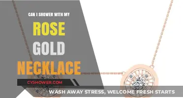 Showering with Rose Gold: Safe or Risky for Your Necklace?