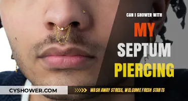 Septum Piercing Care: Showering Tips for Healing and Hygiene