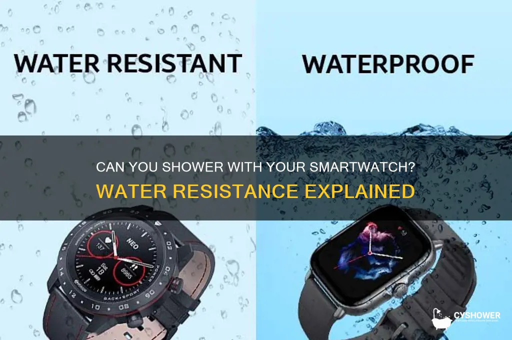can i shower with my smartwatch