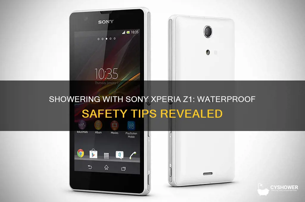 can i shower with my sony xperia z1