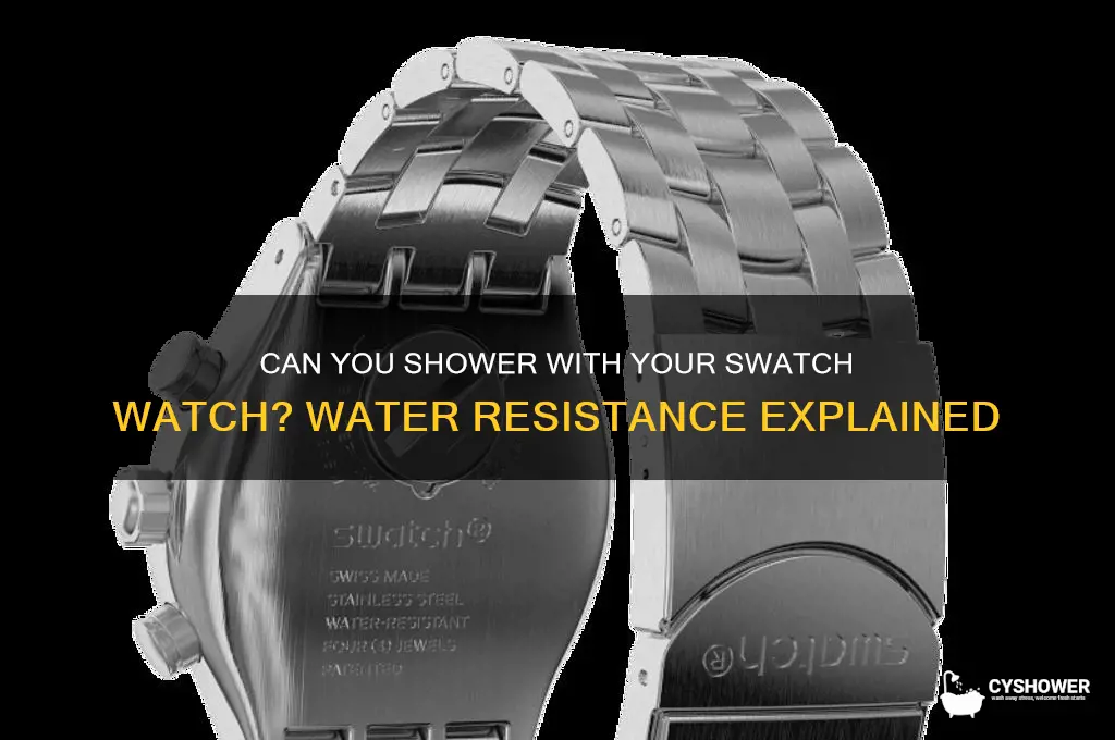 can i shower with my swatch watch