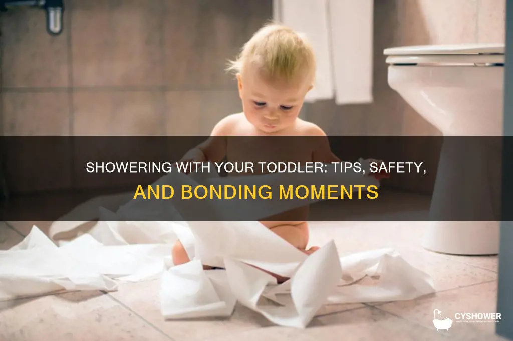 can i shower with my toddler